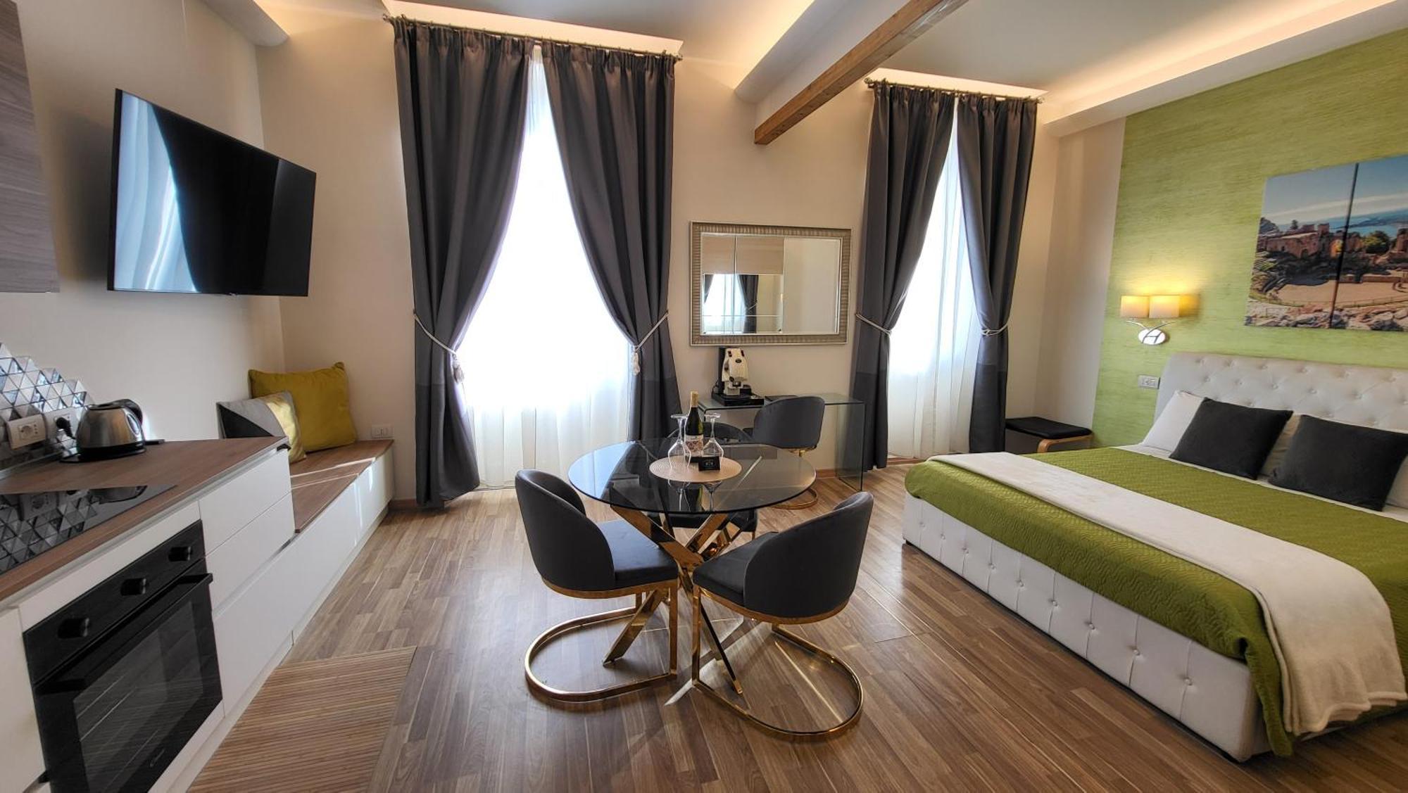 I Due Grifoni Studio Flat تاورمينا المظهر الخارجي الصورة